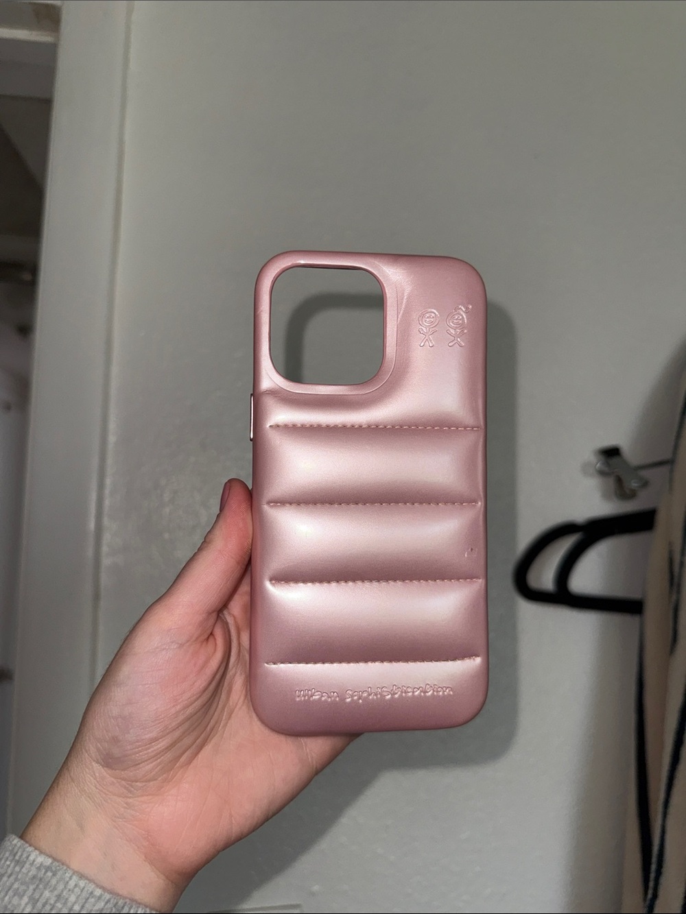 Urban Sophistication Pink Puffer Case
